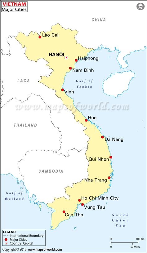 names of cities in vietnam